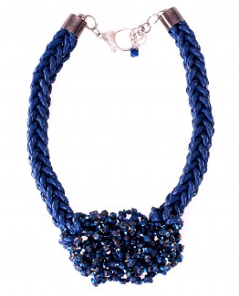 Blue Citrine Nugget Statement Necklace Caterina Wills Jewellery