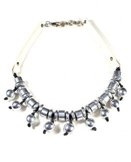 Aluminium Ball Necklace Caterina Wills Jewellery