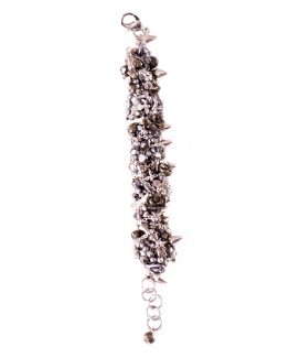 Pyrite Roses and Spikes Bracelet Caterina Wills Jewellery