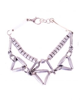 Chunky Aluminium Statement Necklace Caterina Wills Jewellery